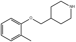 4-[(2-METHYLPHENOXY)METHYL]PIPERIDINE Structure