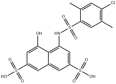 6361-35-9 8-(2,5-dimethyl-4-chlorophenylsulfonamido)-1-naphthol-3,6-disulfonic acid