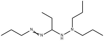 1-[1-(2,2-Dipropylhydrazino)propyl]-2-propyldiazene Structure