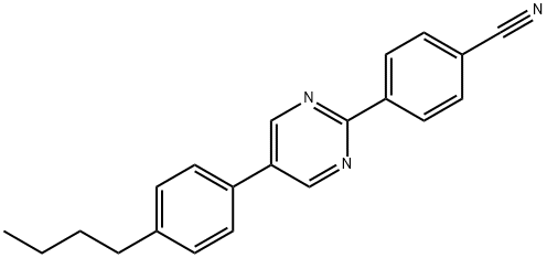 4-[5-(4-butylphenyl)pyrimidin-2-yl]benzonitrile  구조식 이미지