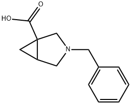 3-Benzyl-3-azabicyclo[3.1.0]hexane-1-carboxylic acid 구조식 이미지