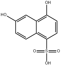 4,6-dihydroxynaphthalene-1-sulfonic acid Structure