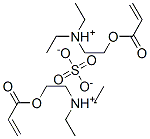 bis[[2-(acryloyloxy)ethyl]diethylammonium] sulphate Structure