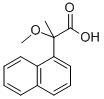 2-METHOXY-2-(1-NAPHTHYL)PROPIONIC ACID Structure