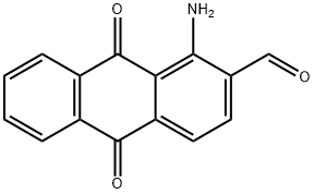 1-amino-9,10-dioxo-9,10-dihydroanthracene-2-carbaldehyde Structure