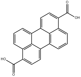 3,9-perylenedicarboxylic acid 구조식 이미지