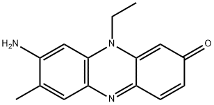 8-amino-10-ethyl-7-methylphenazin-2(10H)-one 구조식 이미지