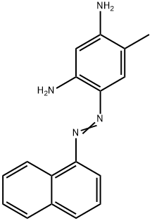 4-methyl-6-(naphthylazo)benzene-1,3-diamine  구조식 이미지