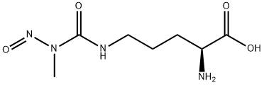 N(delta)-(N-methyl-N-nitrosocarbamoyl)-L-ornithine Structure