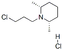 cis-1-(3-chloropropyl)-2,6-dimethyl-piperidin hydrochloride Structure
