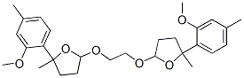 2,2'-[1,2-Ethanediylbis(oxy)]bis[tetrahydro-5-(2-methoxy-4-methylphenyl)-5-methylfuran] Structure