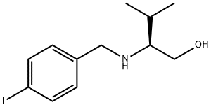 (S)-2-(4-IODOBENZYLAMINO)-3-METHYLBUTAN-1-OL Structure