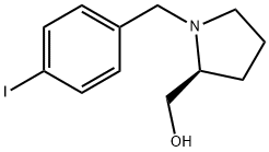 ((S)-1-(4-IODOBENZYL)PYRROLIDIN-2-YL)METHANOL 구조식 이미지