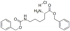 N6-Cbz-L-Lysine benzyl ester hydrochloride 구조식 이미지