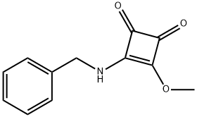 3-Cyclobutene-1,2-dione, 3-methoxy-4-[(phenylmethyl)amino]- (9CI) 구조식 이미지