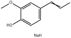 sodium 2-methoxy-4-(1-propenyl)phenolate Structure