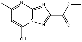 methyl 7-hydroxy-5-methyl-1,2,4-triazolo[1,5-a]pyrimidine-2-carboxylate  구조식 이미지