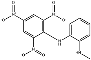 N-메틸-N'-(2,4,6-트리니트로페닐)벤젠-1,2-디아민 구조식 이미지