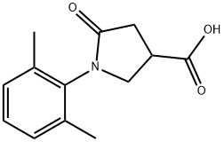 1-(2,6-DIMETHYLPHENYL)-5-OXOPYRROLIDINE-3-CARBOXYLIC ACID 구조식 이미지