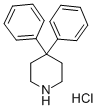 4,4-DIPHENYLPIPERIDINE HYDROCHLORIDE Structure
