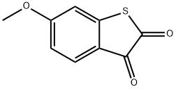 Benzo[b]thiophene-2,3-dione, 6-Methoxy- Structure