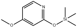 Pyridine, 4-methoxy-2-[(trimethylsilyl)oxy]- (9CI) 구조식 이미지
