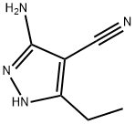 3-Amino-5-ethyl-1H-pyrazole-4-carbonitrile Structure