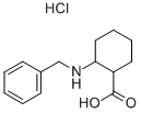 2-BENZYLAMINO-CYCLOHEXANECARBOXYLIC ACID HYDROCHLORIDE 구조식 이미지