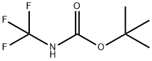 Trifluoromethylcarbamic acid 1,1-dimethylethyl ester 구조식 이미지