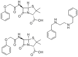 Penicillin V Benzathine 구조식 이미지