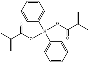 BIS(METHACRYLOXY)DIPHENYLSILANE Structure