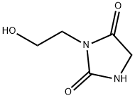 3-(2-Hydroxy-ethyl)-imidazolidine-2,4-dione Structure