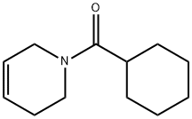 1,2,3,6-Tetrahydro-1-(cyclohexylcarbonyl)pyridine Structure