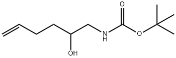 Carbamic acid, (2-hydroxy-5-hexenyl)-, 1,1-dimethylethyl ester (9CI) Structure