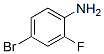 4-브로모-2-플루오로아닐린 구조식 이미지