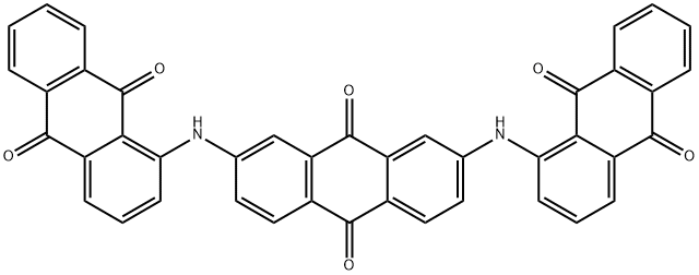2,7-Bis[(9,10-dihydro-9,10-dioxoanthracen-1-yl)amino]-9,10-anthracenedione 구조식 이미지
