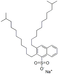 sodium diisododecylnaphthalenesulphonate 구조식 이미지