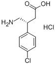 R(+)-Baclofen.Hydrochloride Structure