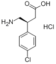 S(-)-BACLOFEN HCL Structure