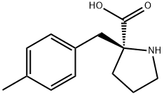 (S)-ALPHA-(4-METHYLBENZYL)-PROLINE-HCL 구조식 이미지