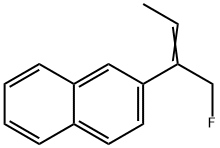 Naphthalene, 2-[1-(fluoromethyl)-1-propenyl]- (9CI) 구조식 이미지
