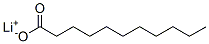 Undecanoic acid lithium salt Structure