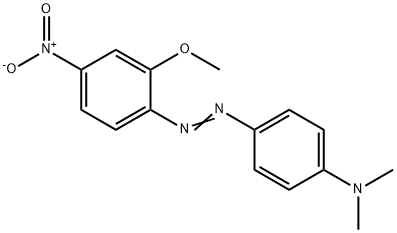 4-[(2-methoxy-4-nitrophenyl)azo]-N,N-dimethyl-Benzenamine Structure