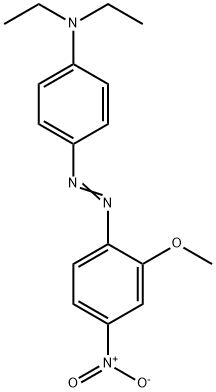 N,N-DIETHYL-4-[(2-METHOXY-4-NITRO)PHENYLAZO]ANILINE 구조식 이미지