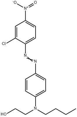 4-[N-(2-Hydroxyethyl)-N-butylamino]-2'-chloro-4'-nitroazobenzene 구조식 이미지