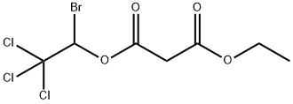 Malonic acid 1-ethyl 3-(1-bromo-2,2,2-trichloroethyl) ester Structure