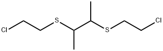 2,3-Bis(2-chloroethylthio)butane 구조식 이미지