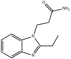 1H-벤즈이미다졸-1-프로판아미드,2-에틸-(9CI) 구조식 이미지