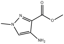 1H-Pyrazole-3-carboxylicacid,4-amino-1-methyl-,methylester(9CI) 구조식 이미지