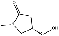 (R)-5-(HYDROXYMETHYL)-3-METHYLOXAZOLIDIN-2-ONE 구조식 이미지